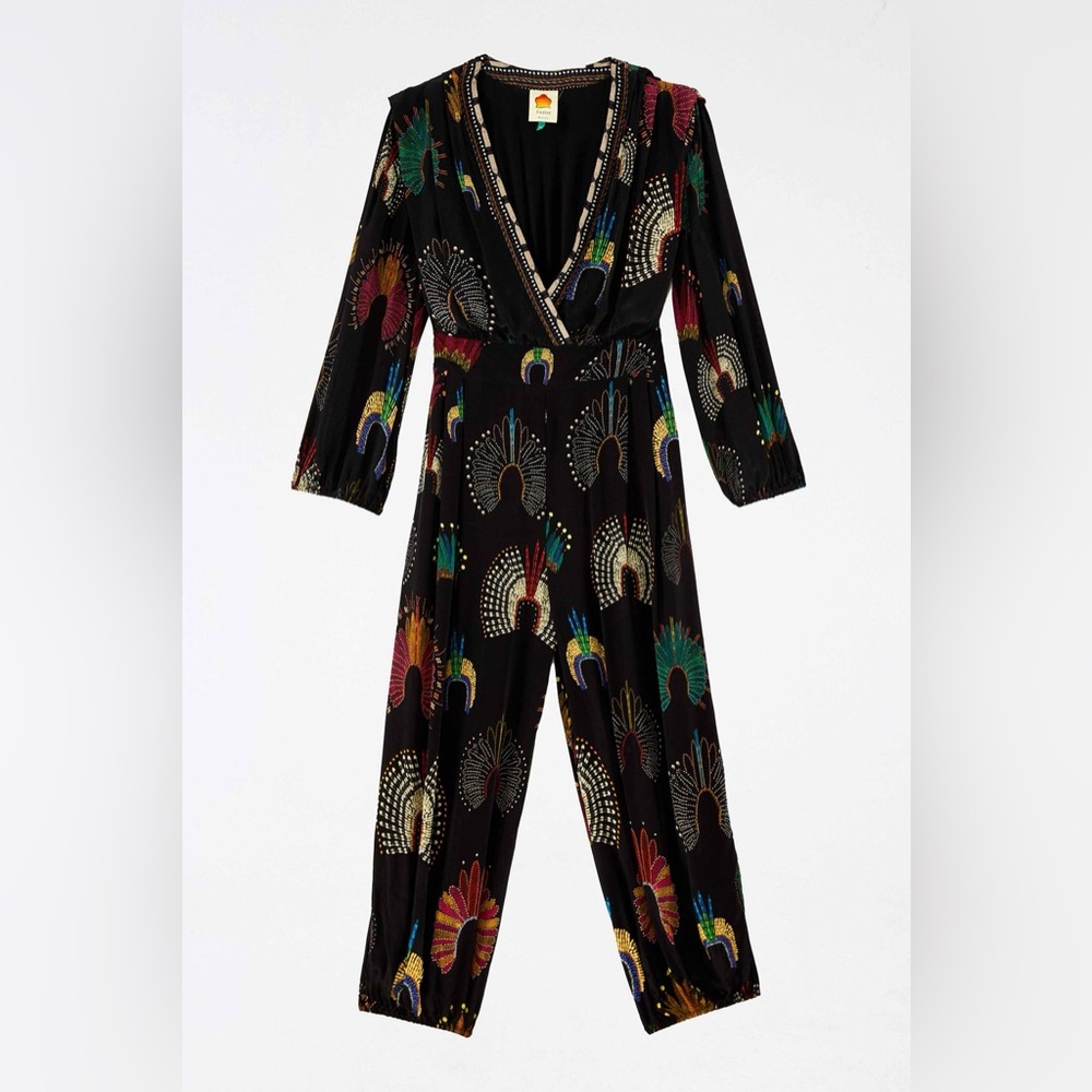 FARM Rio Wonderful Headdress Jumpsuit NWT